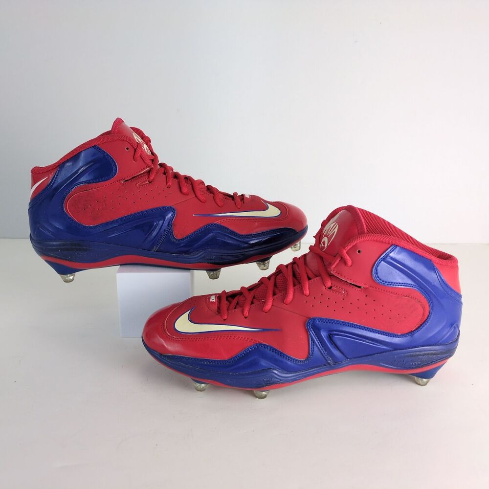 NIKE Zoom Merciless Men's Football Cleats 548529-604‎ Red Blue Size 12.5